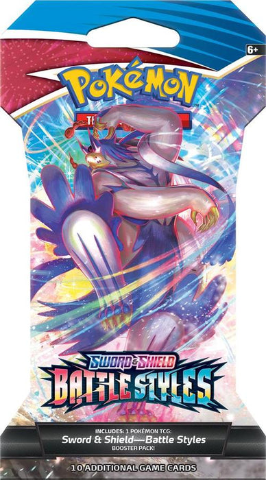 Sword & Shield Battle Styles Sleeved Booster Pack